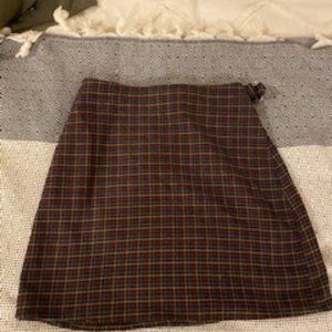 Hollister Plaid Mini Skirt